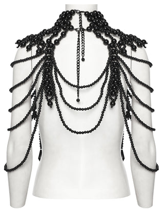 Lilith’s Chains – Black Beaded Gothic Harness