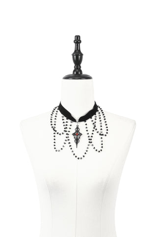 Crimson Cathedral Choker