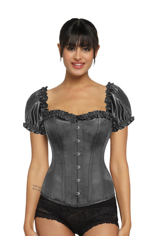 Lady Blackthorn's Satin Corset Top