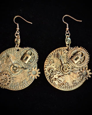 the enchanted timekeeper earrings