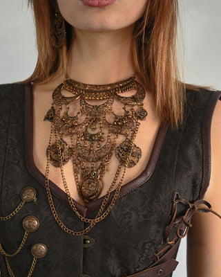 The Enchanted Timekeeper steampunk necklace