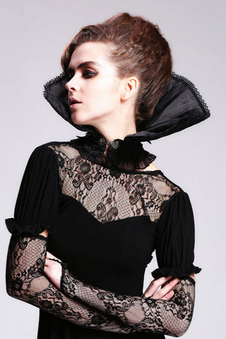 devil fashion as007 victorian vampire ruff collar