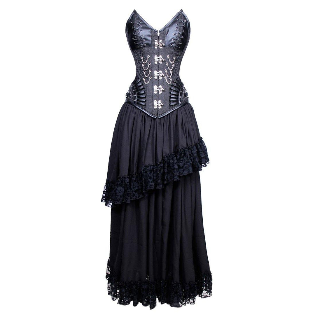 Queen of The Darkness Corset Dress (Made to Order)