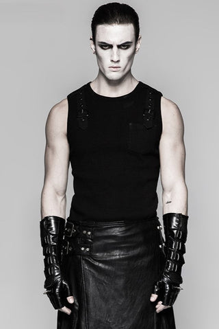 punk rave s-214 cyber goth fingerless gloves