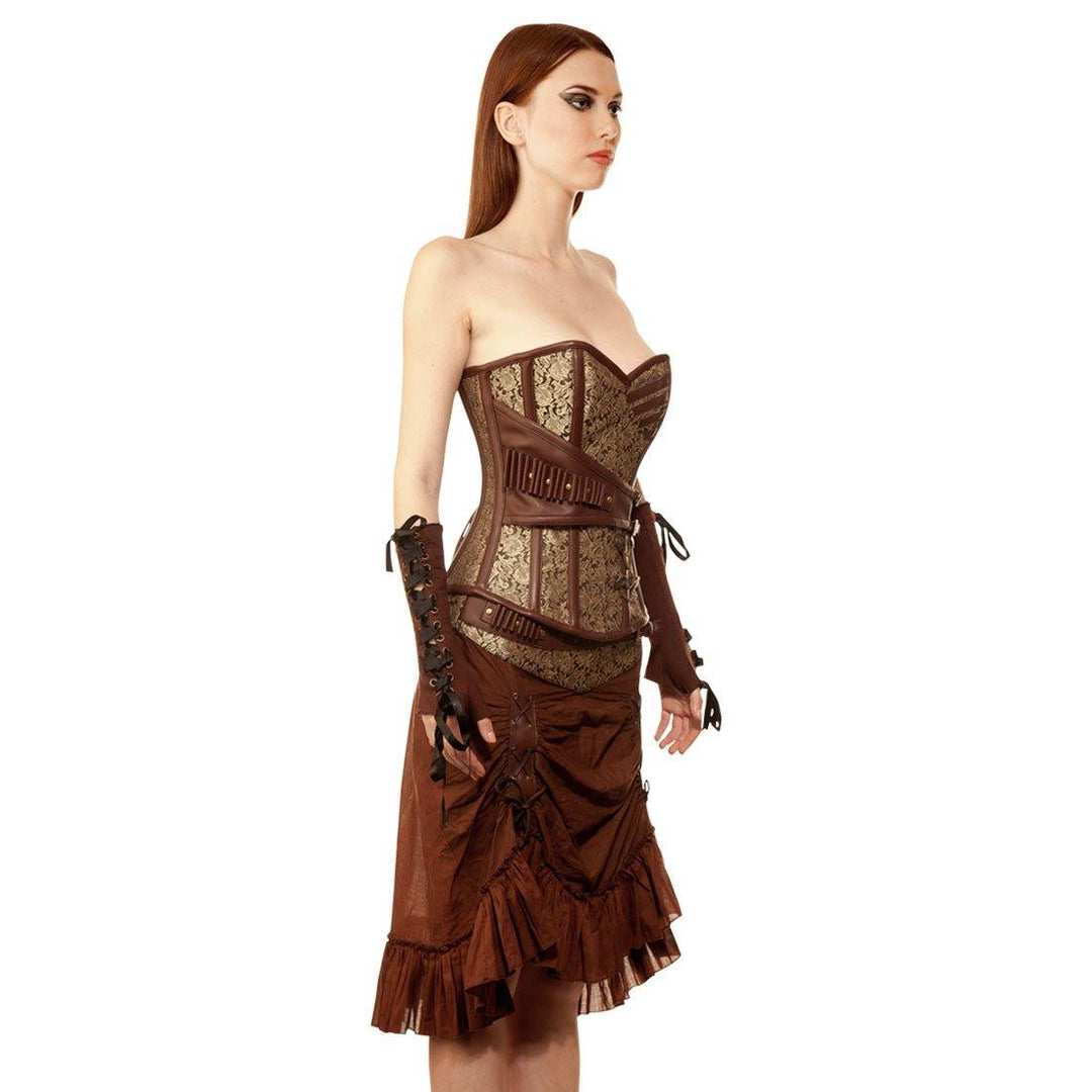 steampunk corset and skirt set