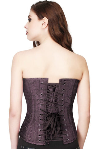 steampunk gear mistress corset back