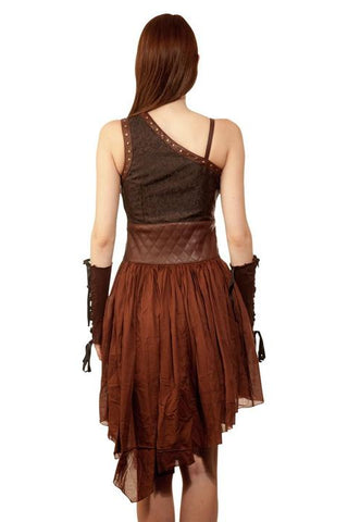 Asymmetrical Steampunk Dress