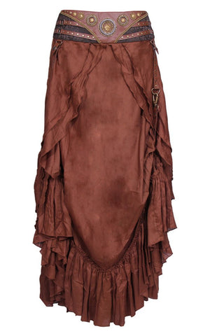 steampunk long skirt