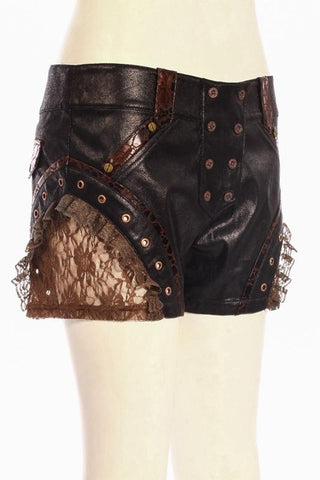 Steampunk Air Captain Mini Shorts