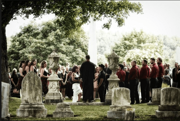 Gothic wedding