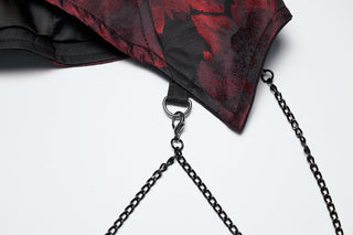 ..Crimson Court Asymmetric Tail Vest