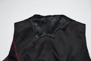 ..Crimson Court Asymmetric Tail Vest