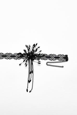 Shadow Lily – Victorian Gothic Lace Choker