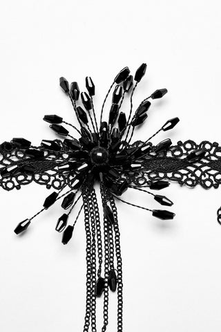 Shadow Lily – Victorian Gothic Lace Choker