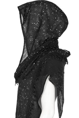 Moonlit Enchantress Hooded Scarf