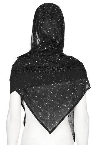 Moonlit Enchantress Hooded Scarf