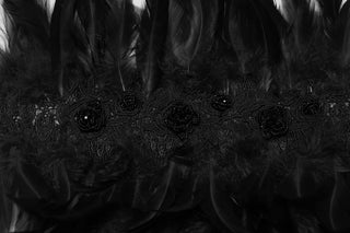 Witch Queen Feather Shoulder Collar