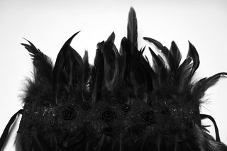 Witch Queen Feather Shoulder Collar
