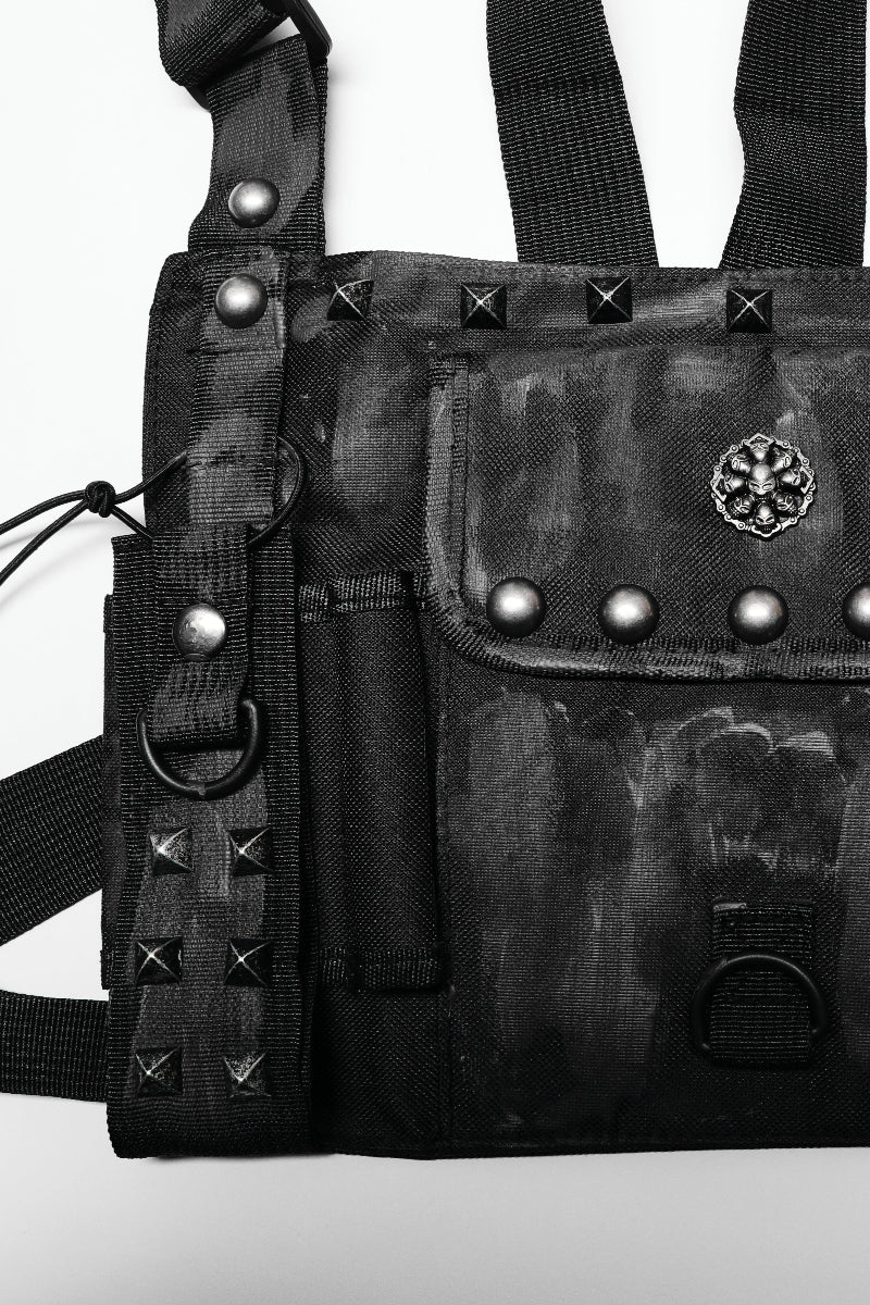 Post-Apocalyptic CyberPunk Techwear Harness Bag Punk Rave WS-547