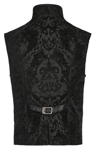 Emperor’s Black Brocade Vest
