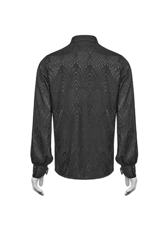 Black Jacquard Shirt