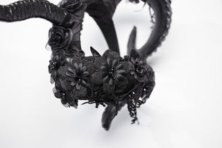 Gothic Demon Horn Headpiece