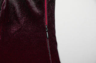 Emberfall Velvet Corset Mini Dress