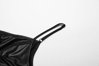 Serpent Leather Look Dress