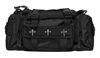 Punk Utility Backpack with Detachable Pouches