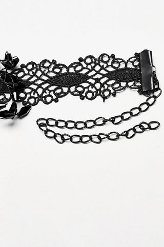 Shadow Lily – Victorian Gothic Lace Choker