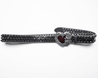 Vampire Heart Grommet Belt