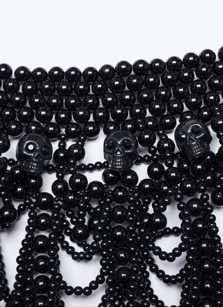 Lilith’s Chains – Black Beaded Gothic Harness