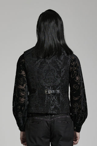 Emperor’s Black Brocade Vest