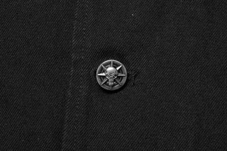 .Black Studded Sleeveless Longline Vest