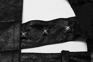Rebel Matrix – Punk Patchwork Strap Vest