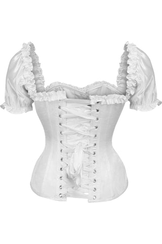 Lady Blackthorn's Satin Corset Top