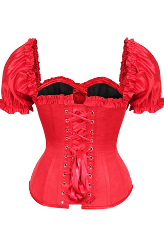 Lady Blackthorn's Satin Corset Top
