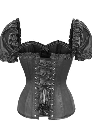 Lady Blackthorn's Satin Corset Top