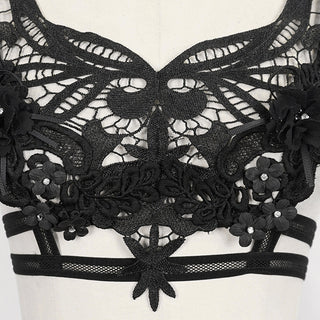 Raven Lace Feather Harness
