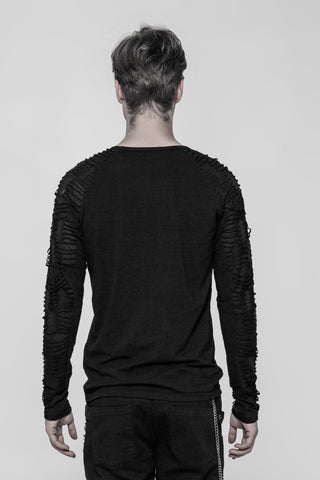 Daggerfall - Shredded Sleeve Punk Top