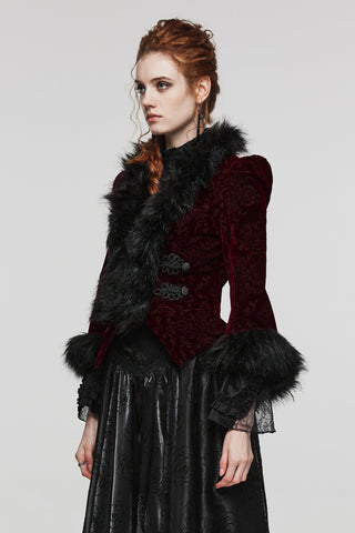 Baroness Isolde Frost Jacket in Red