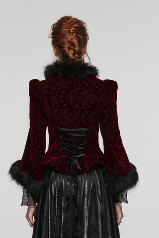 Baroness Isolde Frost Jacket in Red