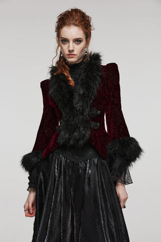 Baroness Isolde Frost Jacket in Red