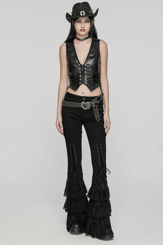 Vampire Heart Grommet Belt