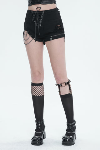 Twisted Love Asymmetrical Fishnet Tights