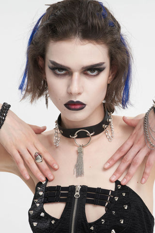 Chain Drop Punk Choker