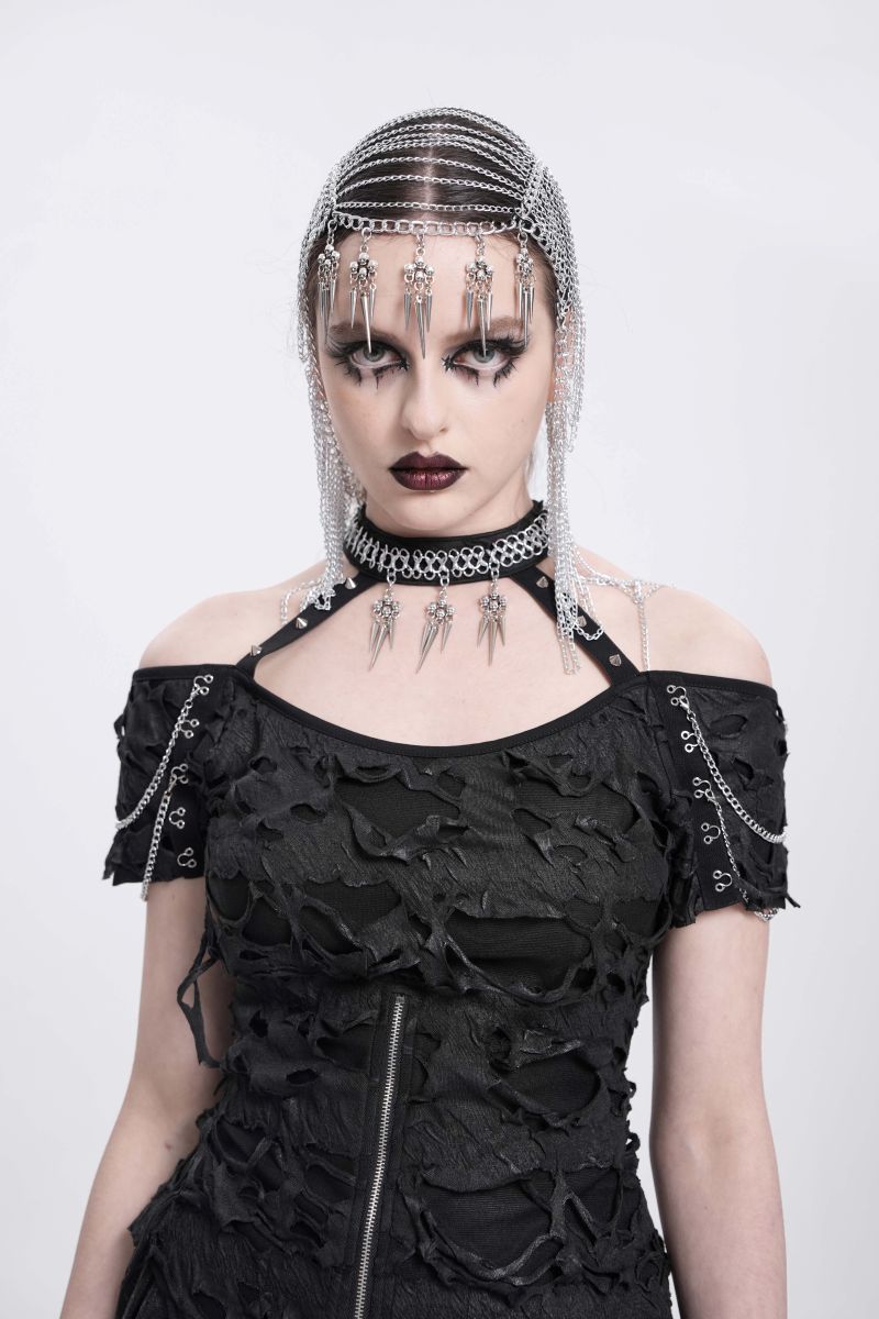 Witch Bride of the Underworld – Convertible Chain Shroud