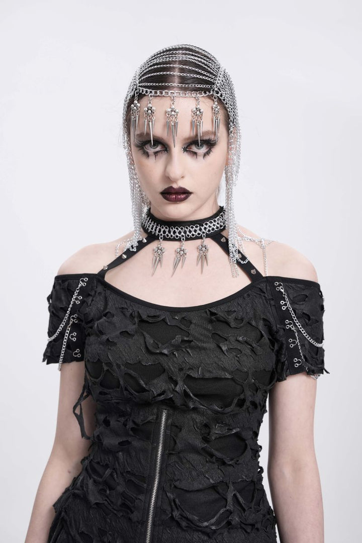 Witch Bride of the Underworld – Convertible Chain Shroud