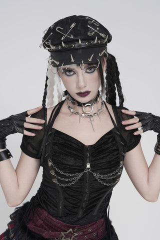 Punk Military Cap