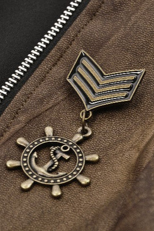 Airborne Corsair – Steampunk Crop Jacket